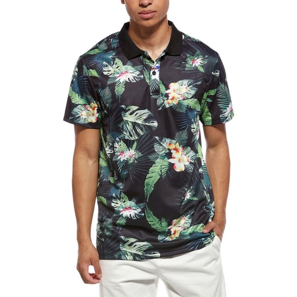 American Stitch Mens  Polo Shirt, Black